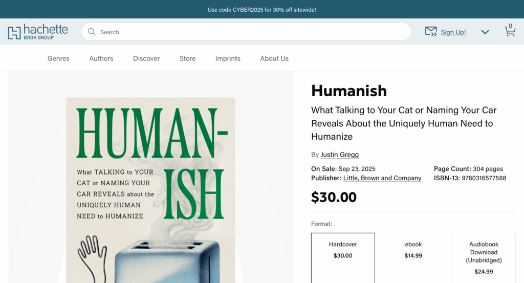 publisher website screenshot