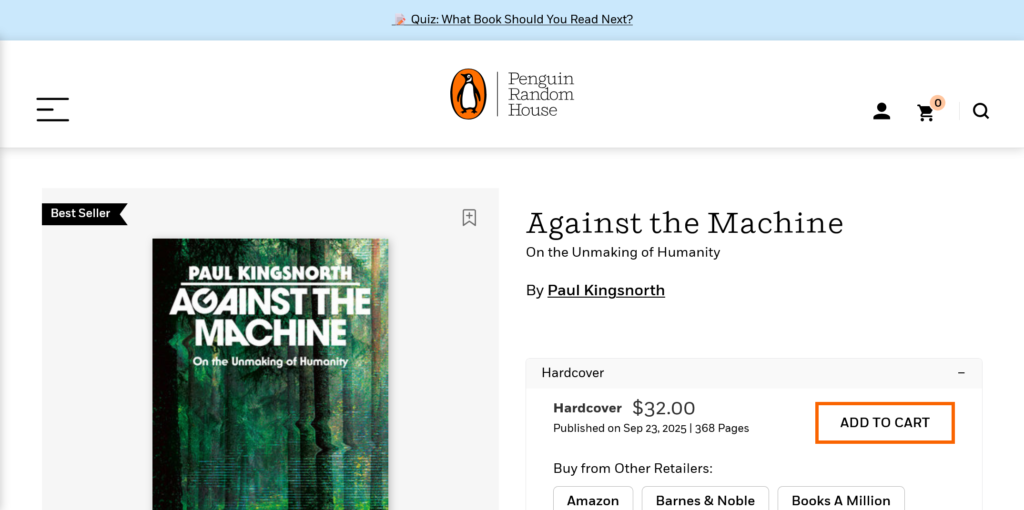 publisher website screenshot