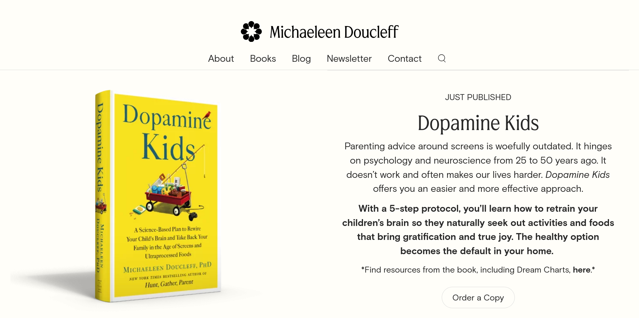 author official website for the book